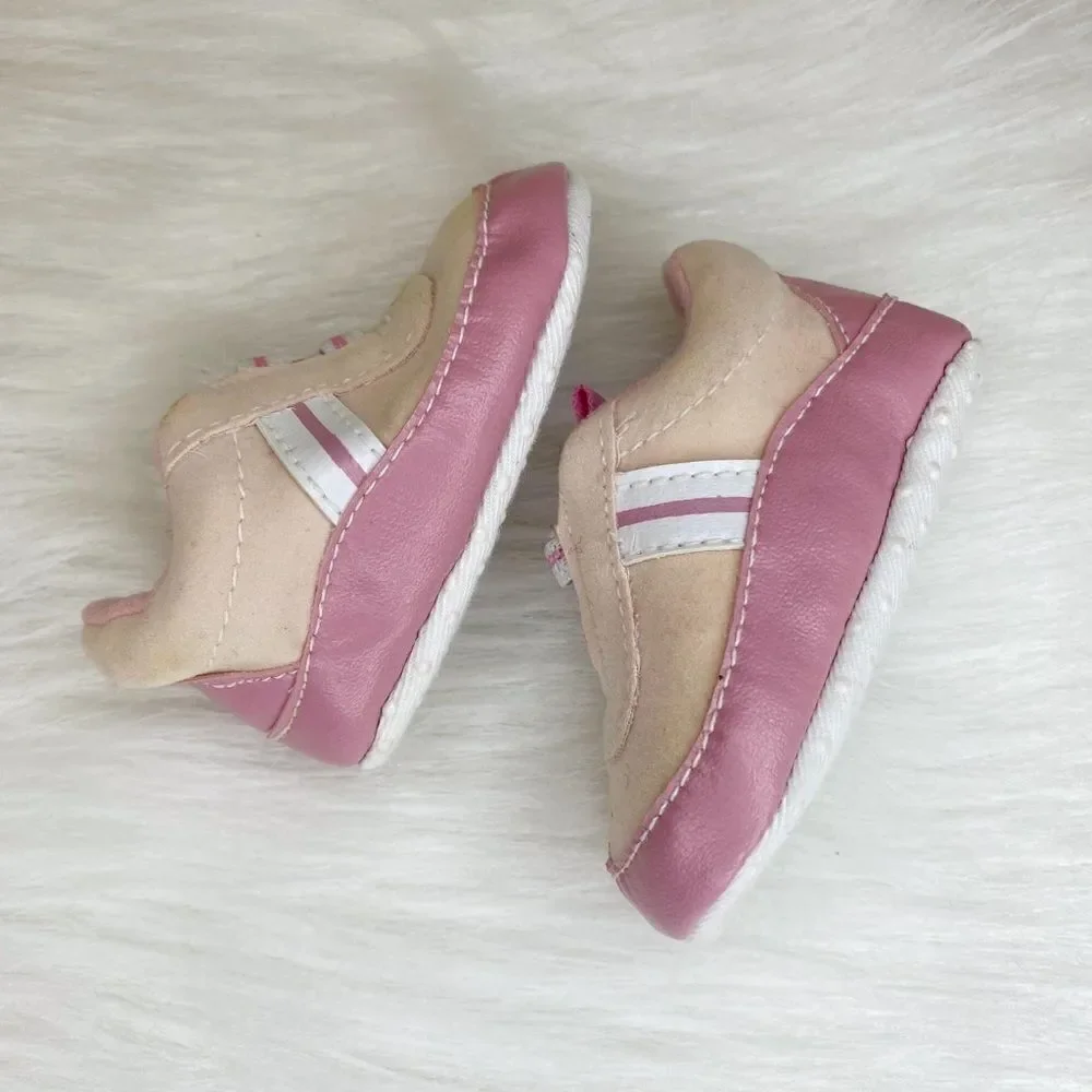 Trimfoot and Bon Bebe Size 2 Baby Girl Shoes BUNDLE